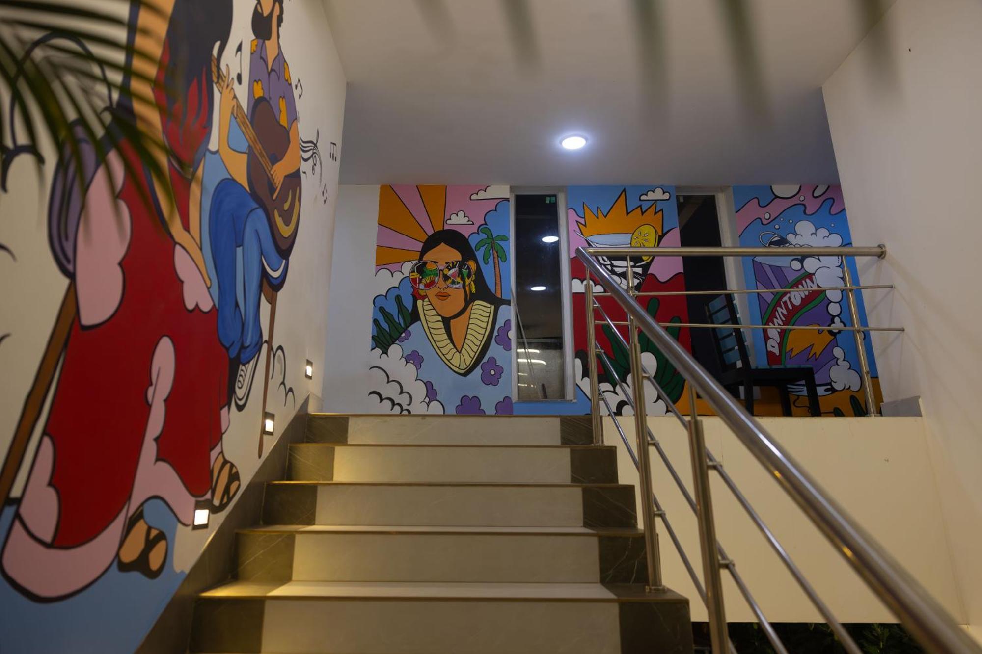Downtown Hostels - Anjuna Eksteriør billede