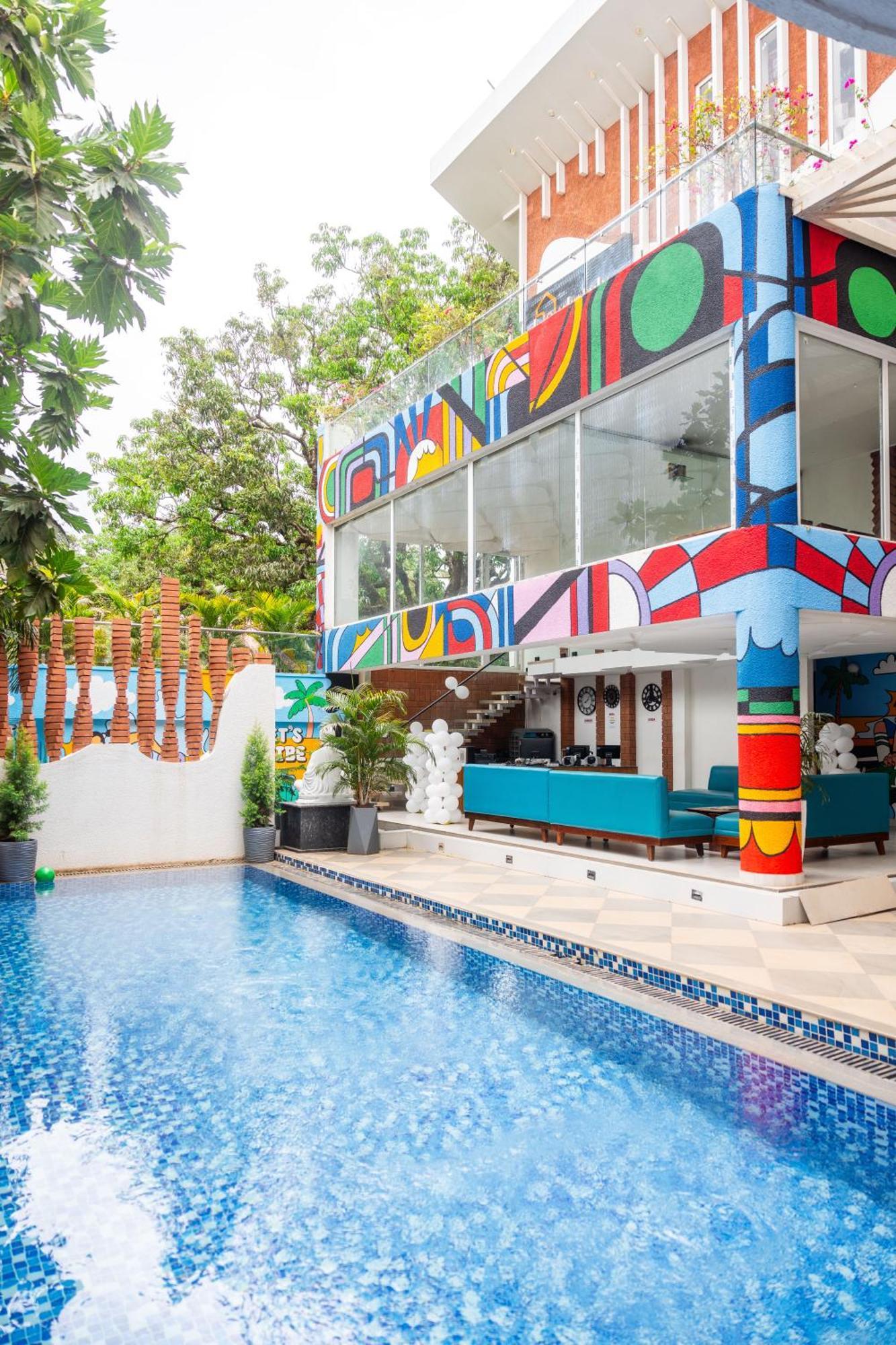 Downtown Hostels - Anjuna Eksteriør billede