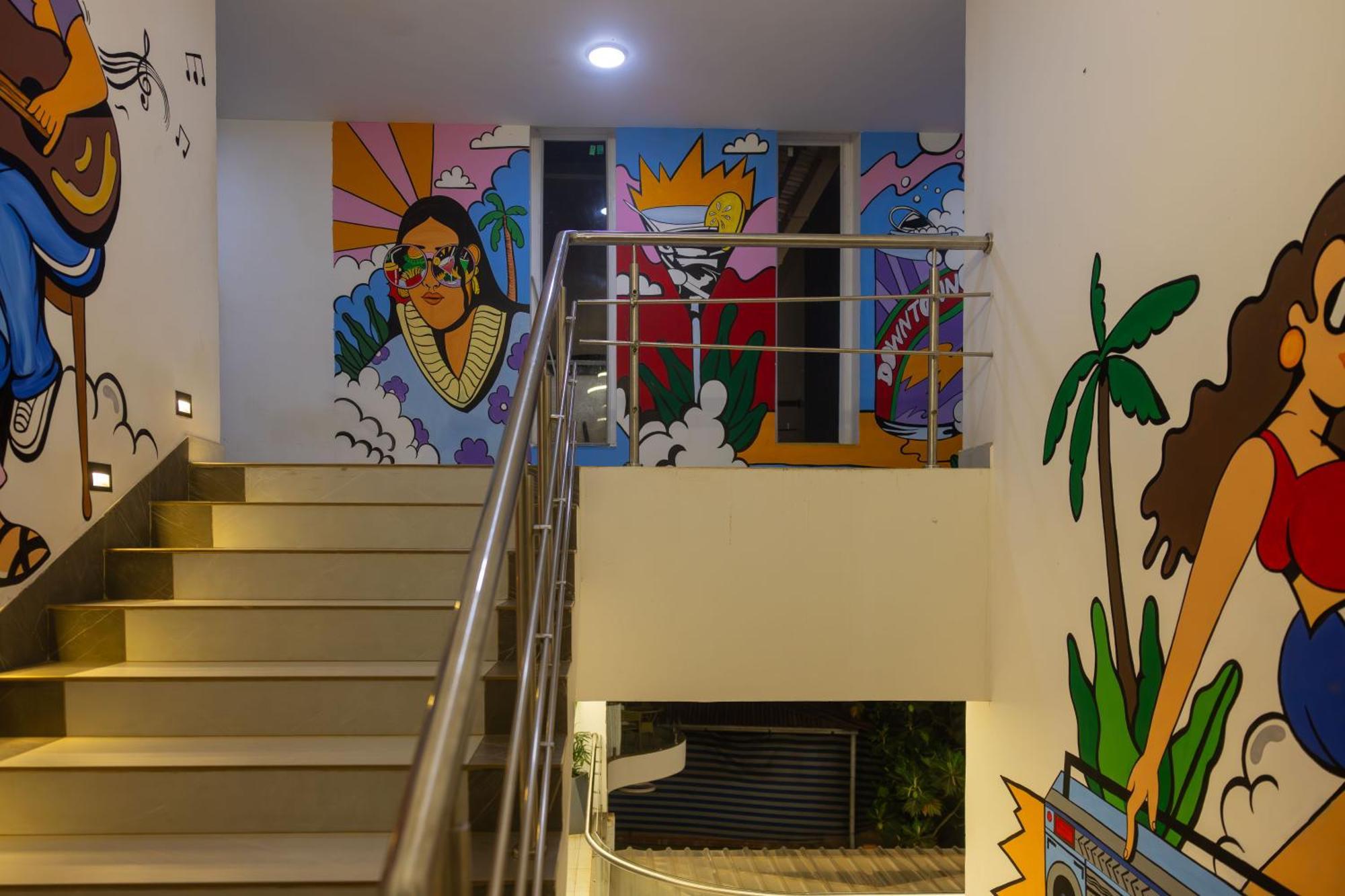Downtown Hostels - Anjuna Eksteriør billede